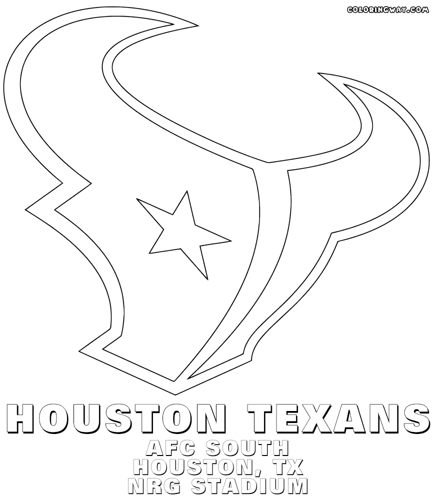 Texans helmet coloring pages