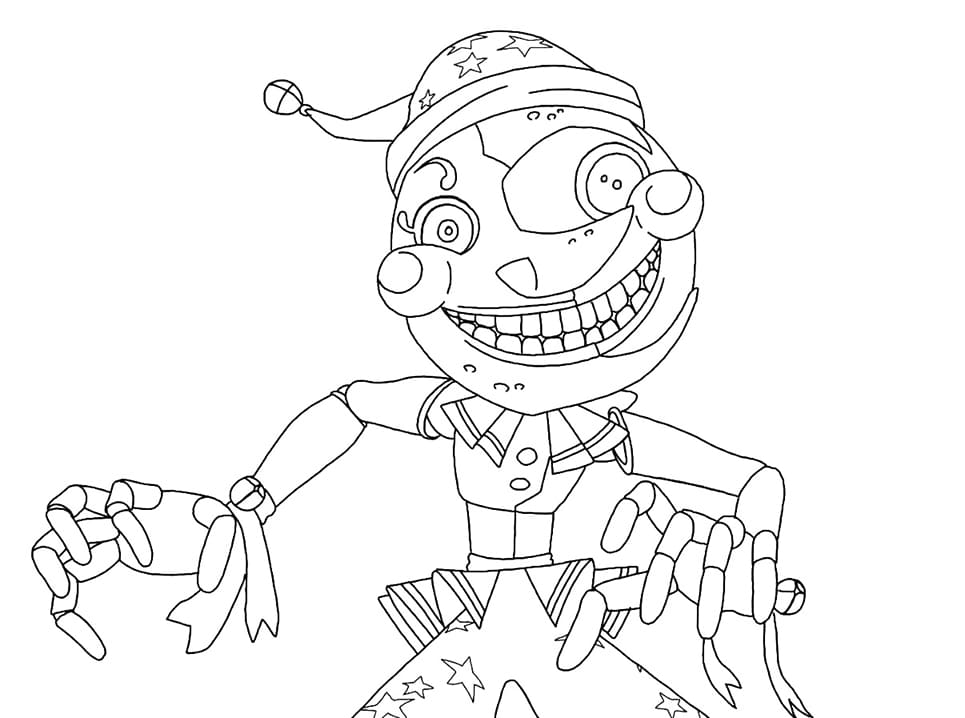 Printable Moondrop FNAF Coloring Page ...