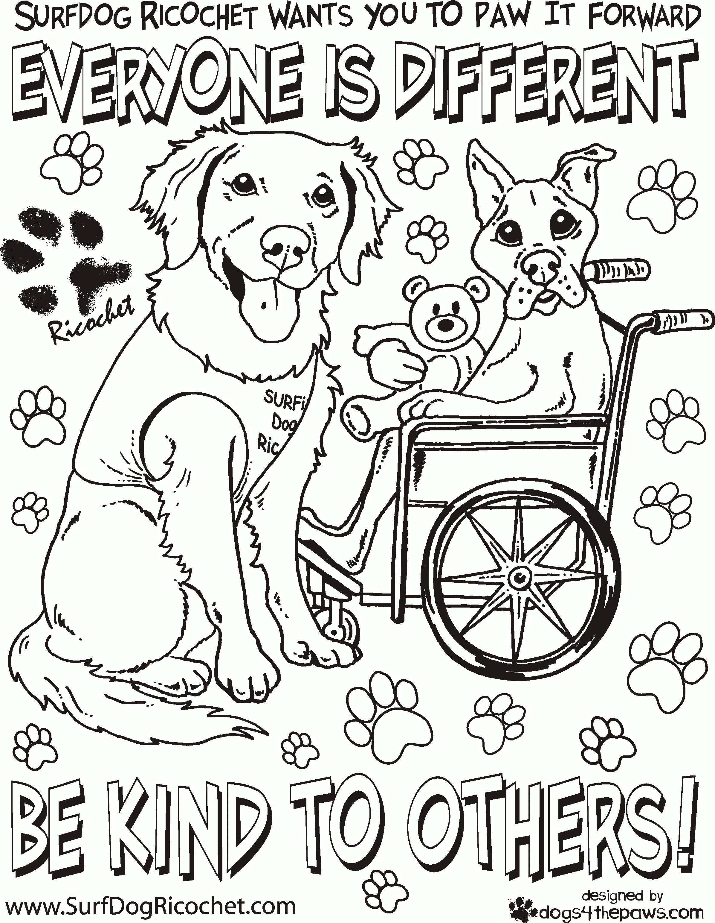 Anti Bullying Color Pages - High Quality Coloring Pages