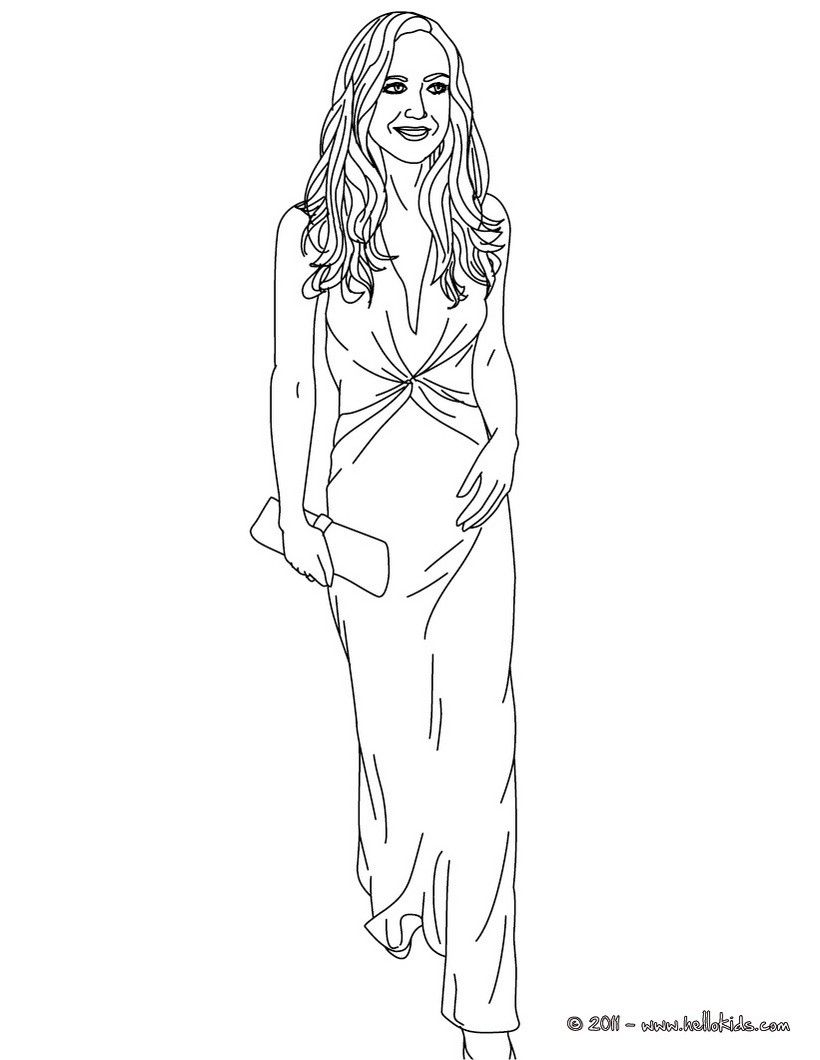 Beautiful Wedding Dresses Coloring Pages - Coloring Pages For All Ages