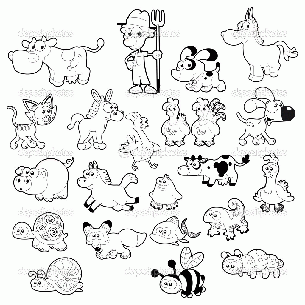 Farm Animal Coloring Sheets For Preschool - High Quality Coloring ...