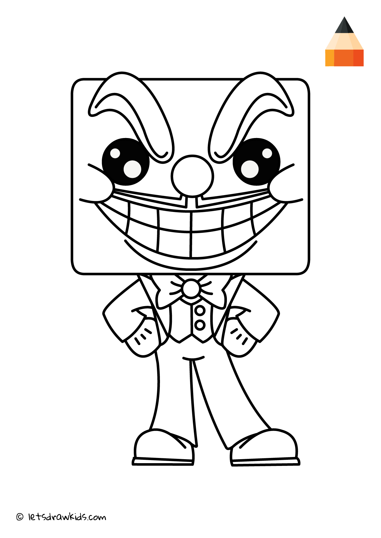 Coloring Page - King Dice Chibi | Grinch coloring pages, Coloring pages,  Cartoon coloring pages