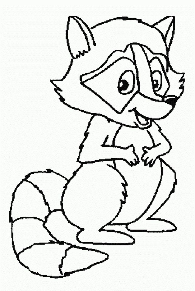 Free Raccoon Coloring Pages to Print 84785 | Coloring pages, Coloring pages  to print, Free clip art