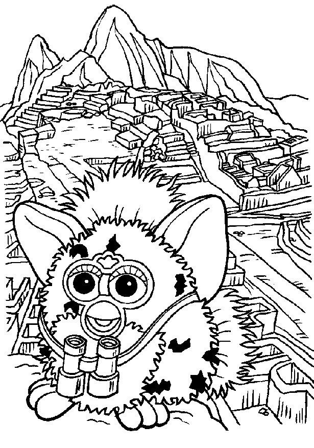 Kids-n-fun.com | 29 coloring pages of Furbie