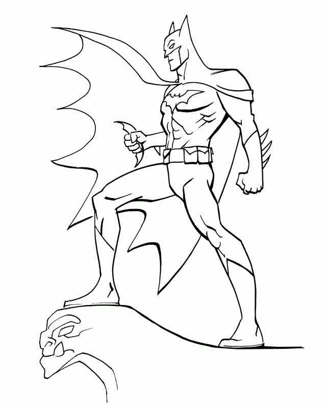 Batman Coloring Book Pages - Coloring Pages for Kids and for Adults