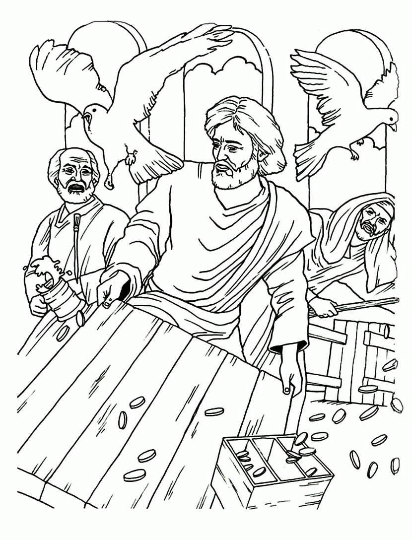 John Is Born Coloring Pages - Coloring Page
