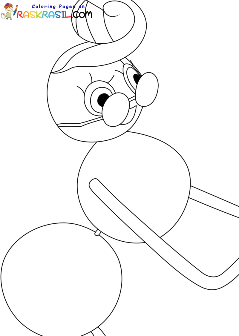 Grandpa and Granny Long Legs Coloring Pages