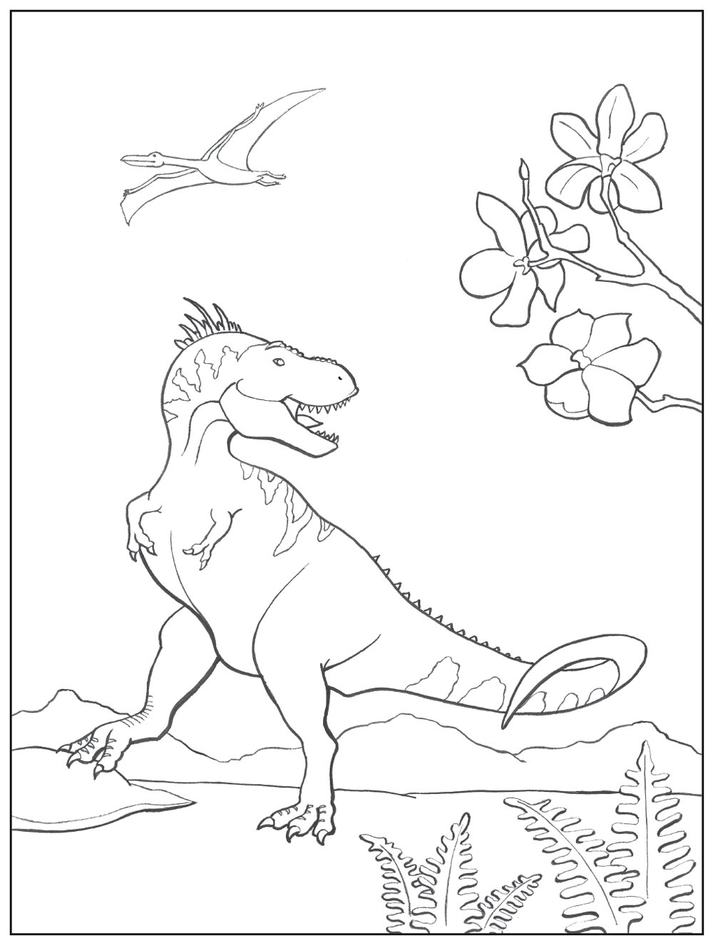 Coloring Activity for Children: Cecil's Colossal Journey Through Time! —  Paleontological Research Institution