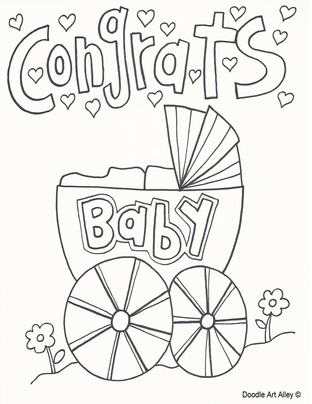 Baby Coloring Pages - DOODLE ART ALLEY