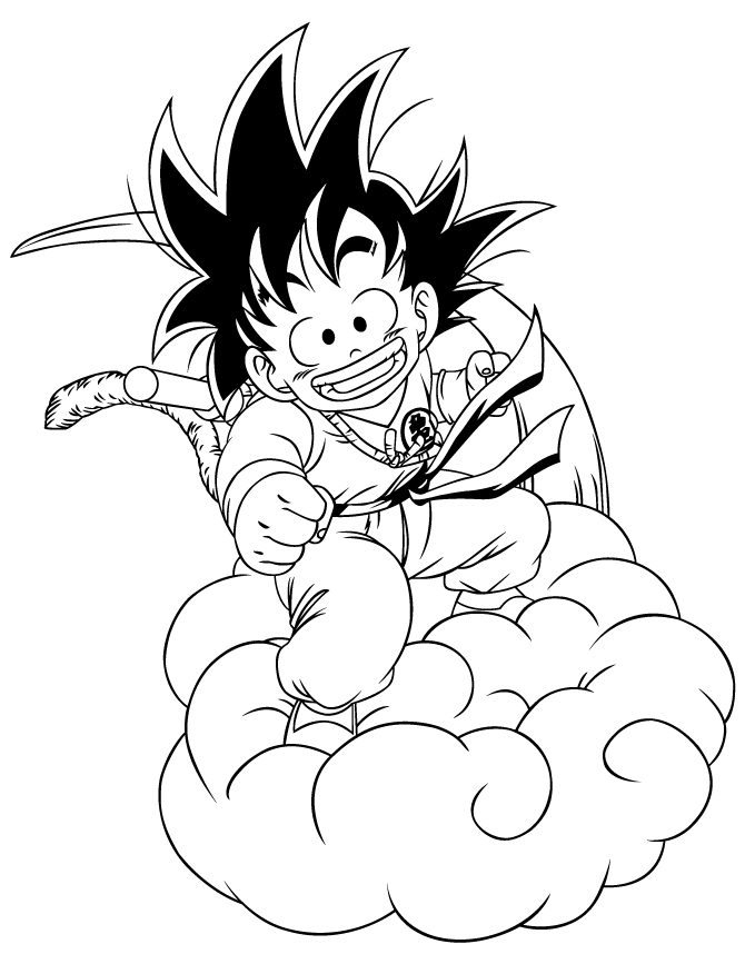 Free Goku Black And White Drawing, Download Free Goku Black And White  Drawing png images, Free ClipArts on Clipart Library