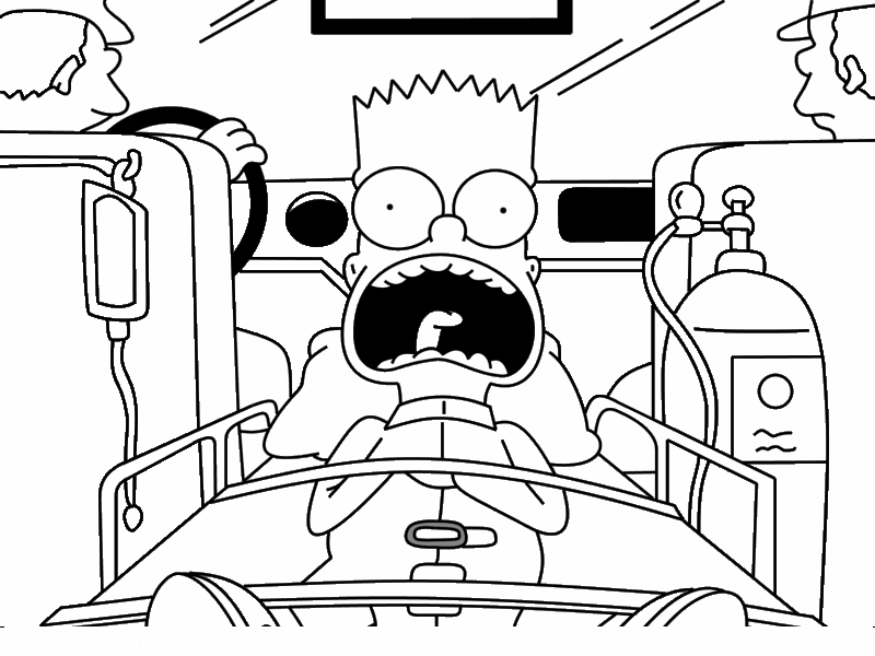 Bart Simpson Coloring Pages - Free Printable Coloring Pages for Kids