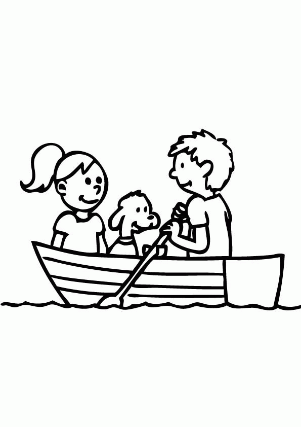 8 Pics of Row Boat Coloring Book Page - Row Boat Coloring Page ...