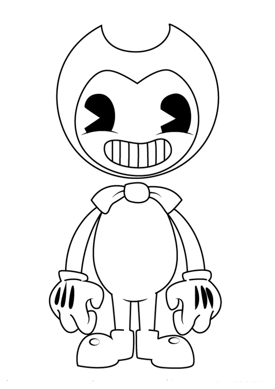 Bendy Coloring Pages | Fnaf coloring pages, Free coloring pages, Bendy and  the ink machine