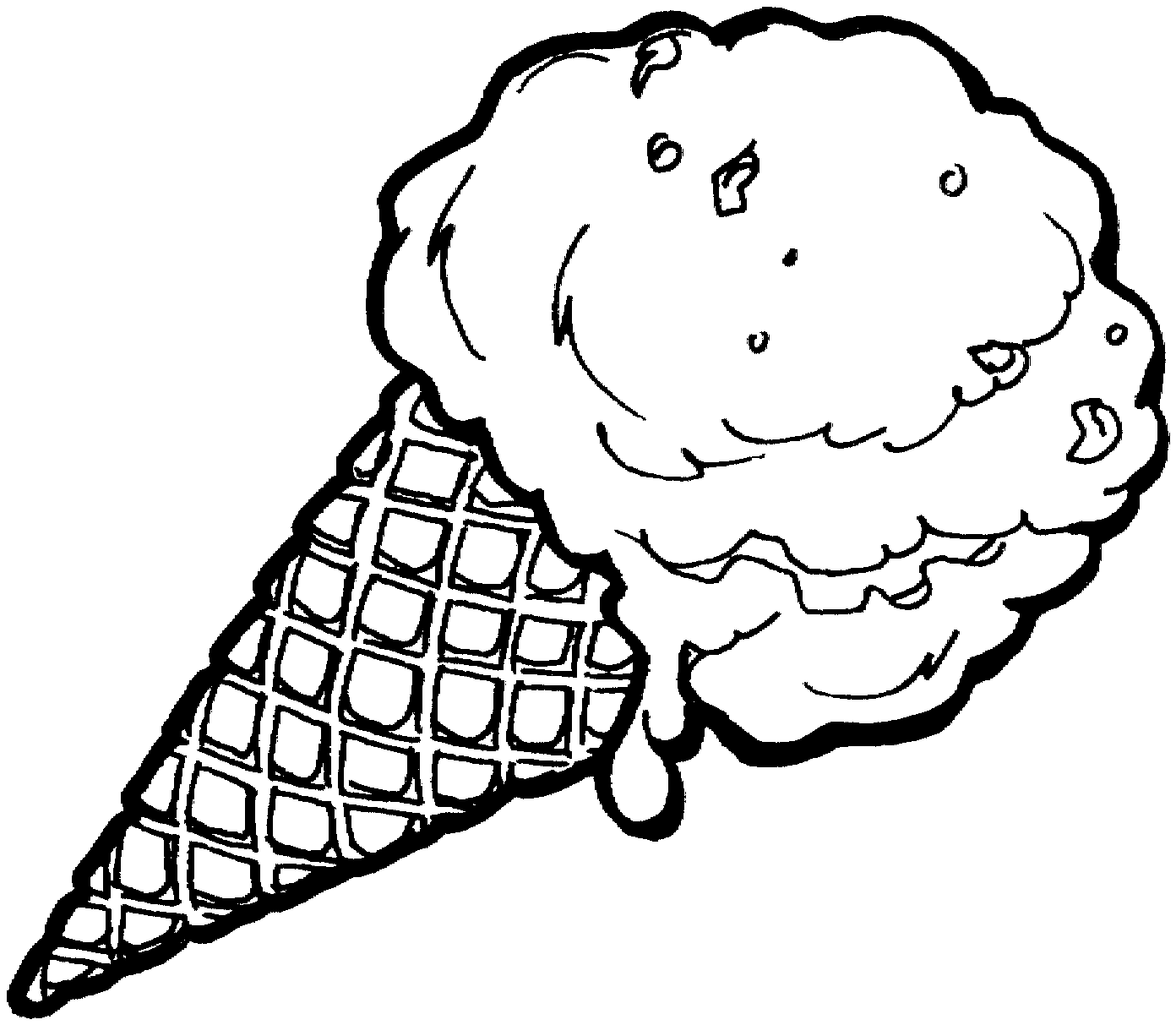 Free Ice Cream Cone Coloring Page, Download Free Clip Art, Free Clip Art on  Clipart Library