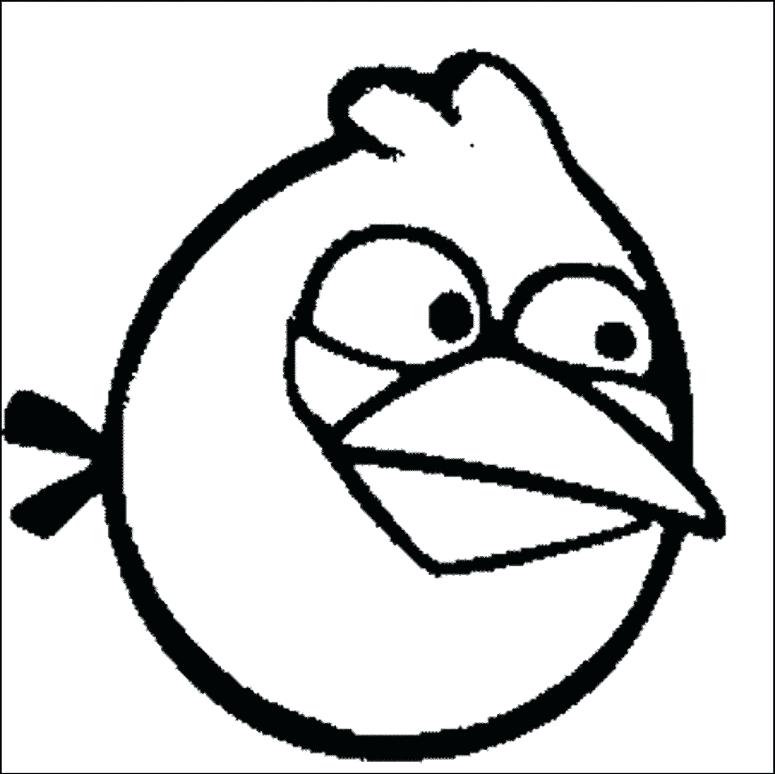 Angry Birds Coloring Pages Blue Bird