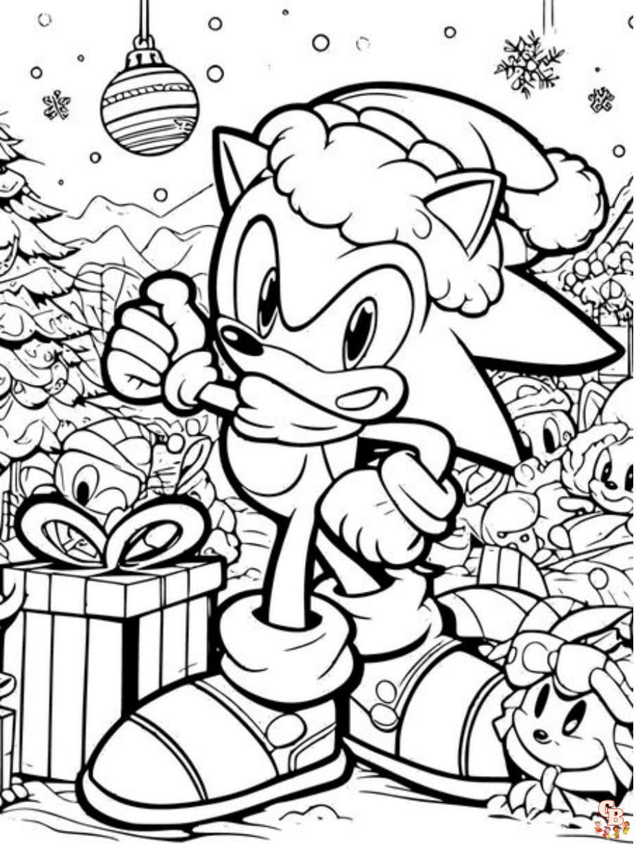 100+ Sonic the Hedgehog Coloring Pages Free - GBColoring