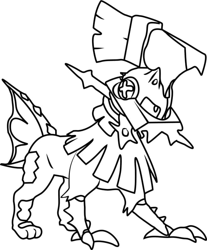 Type Null Pokemon coloring page - Download, Print or Color Online for Free