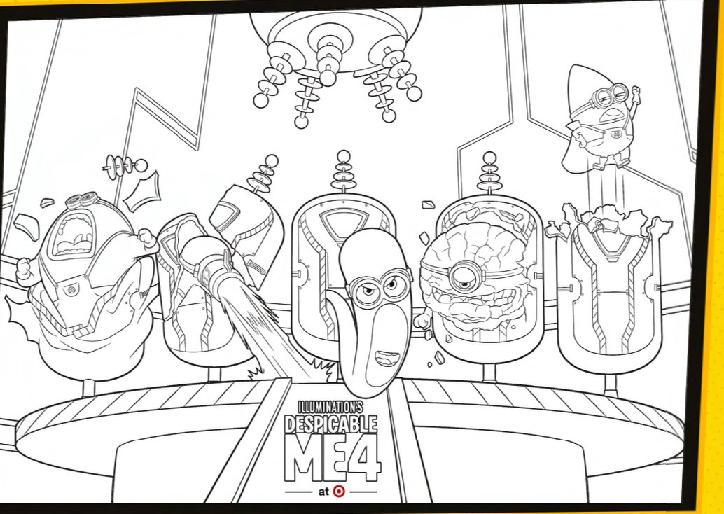 Target Colouring Page for Despicable Me ...