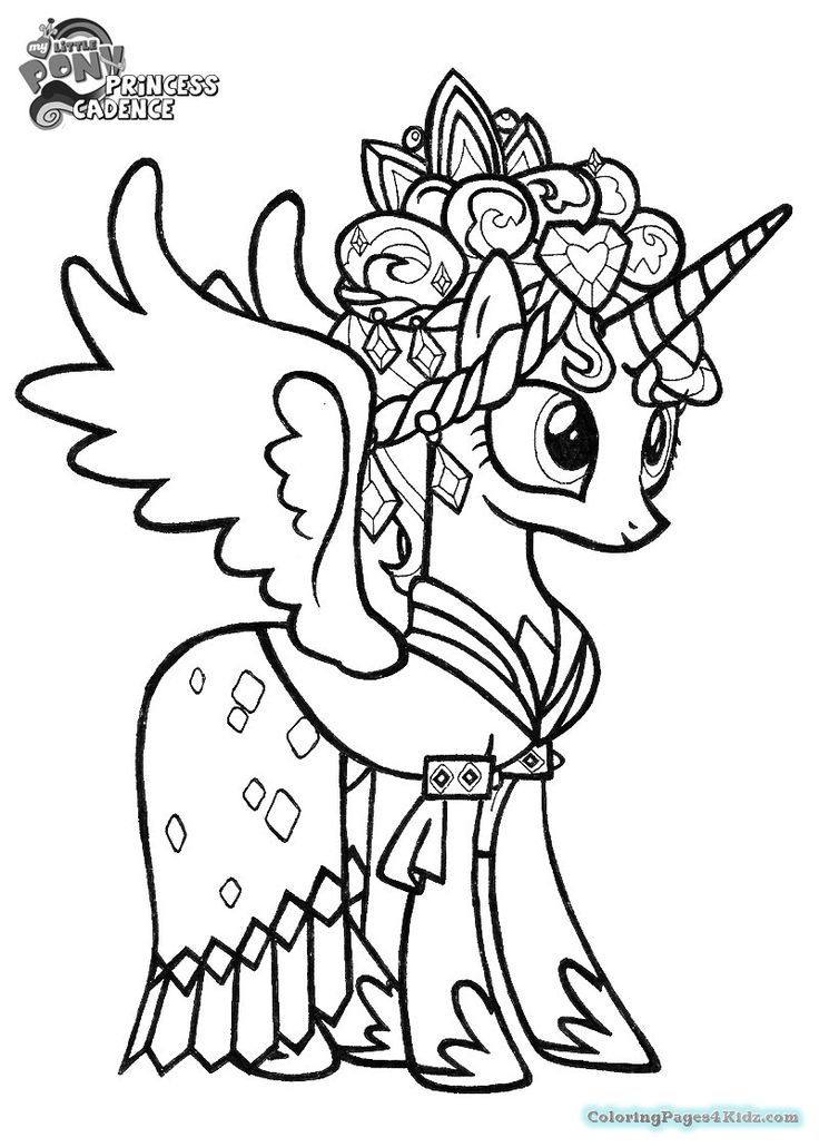 my little pony coloring pages princess ...