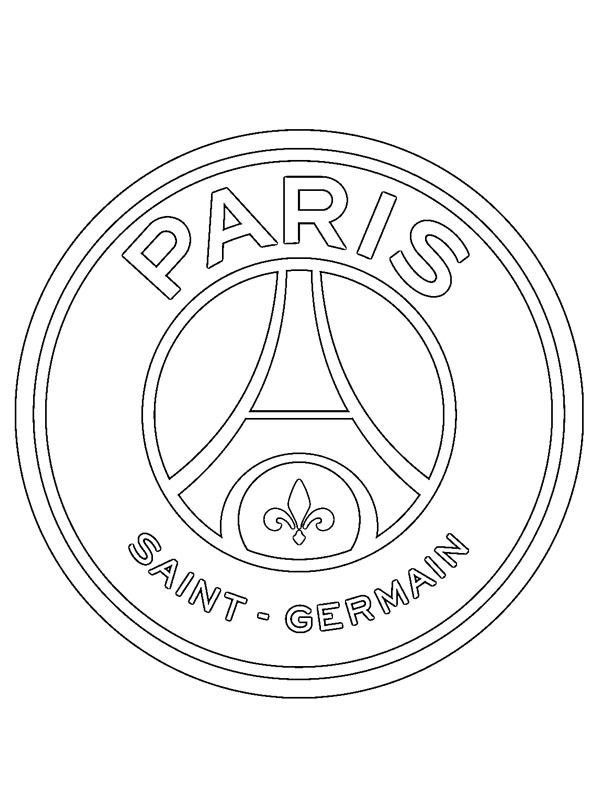Paris Saint-Germain F.C. Coloring Page