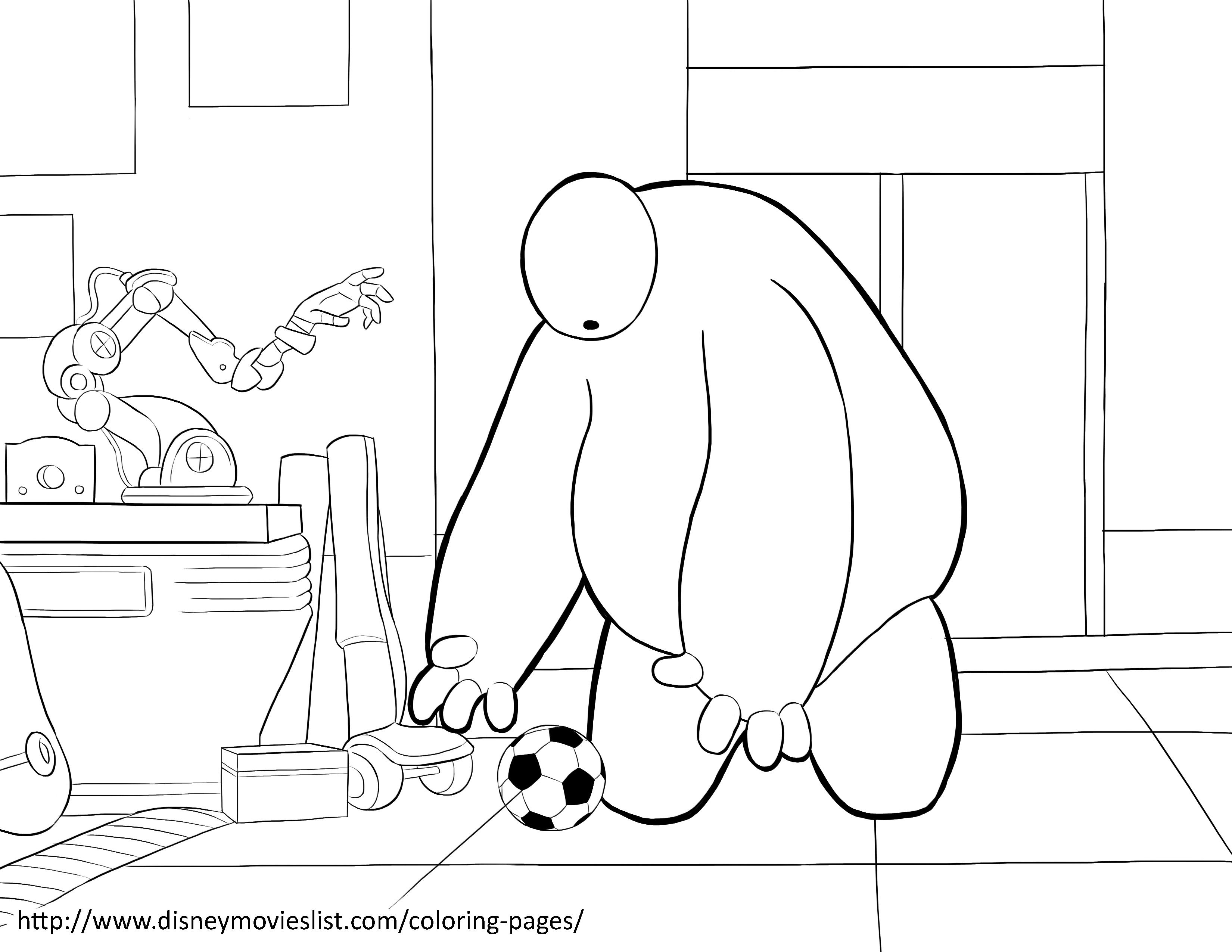 Disney's Big Hero 6 Coloring Pages Sheet, Free Disney Printable ...