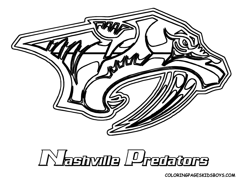 NHL Team Logos Coloring Pages - Get ...