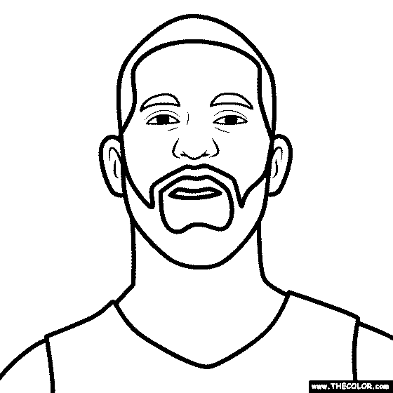 Chris Paul Coloring Page - Coloring Nation