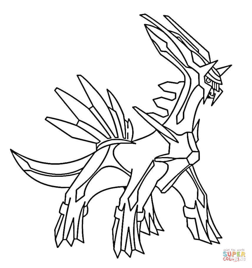 Generation IV Pokemon coloring pages | Free Coloring Pages