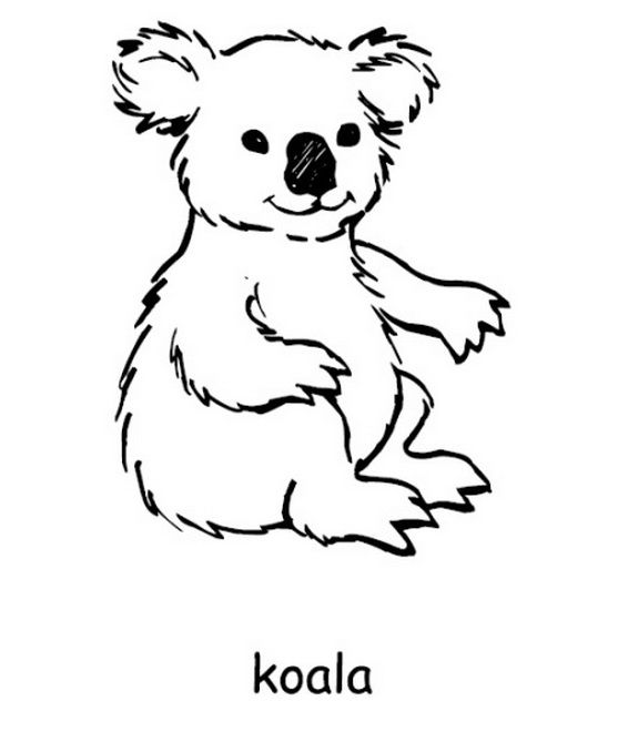 Australia Day Coloring Pages for Kids -