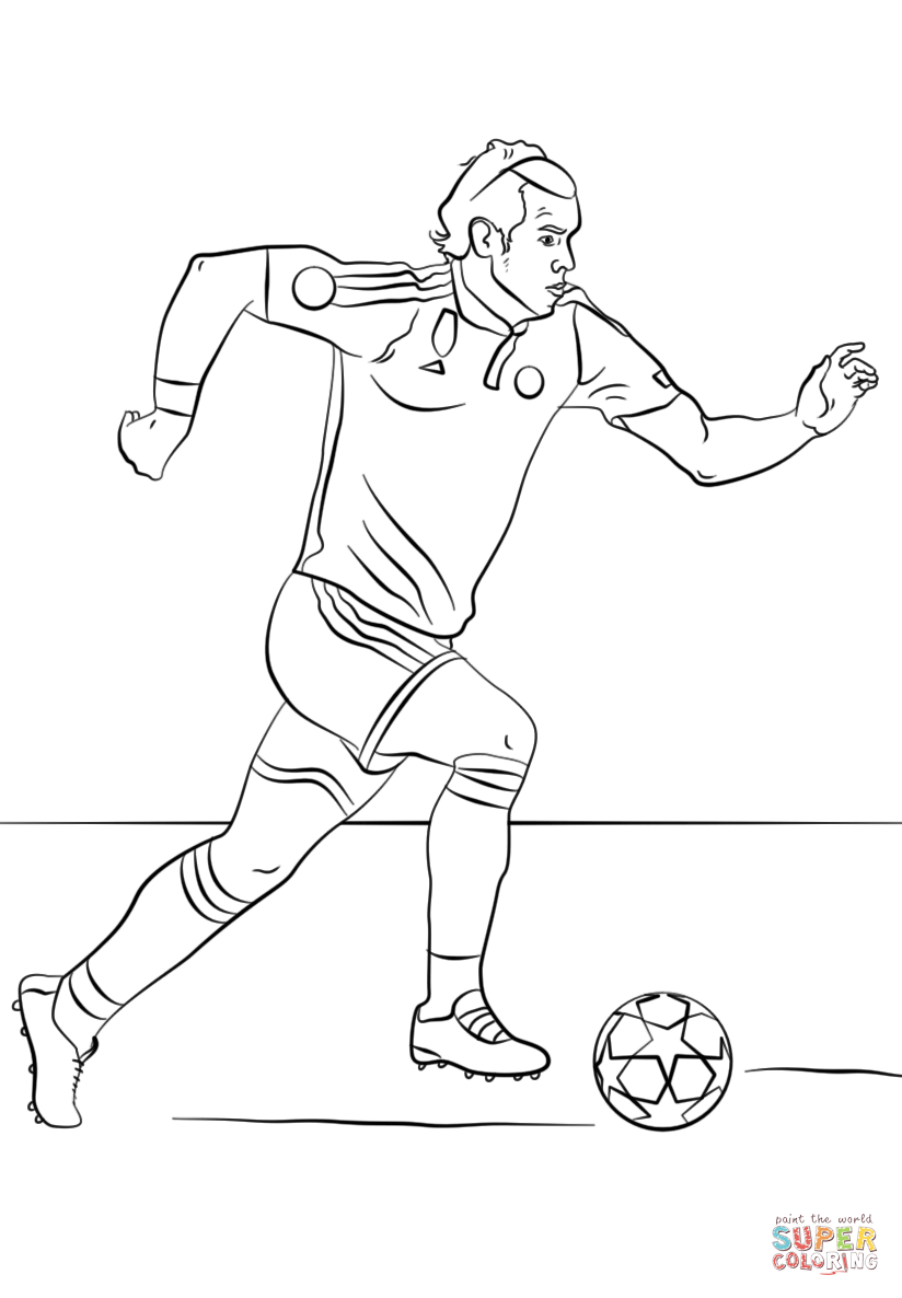 Gareth Bale coloring page | Free Printable Coloring Pages