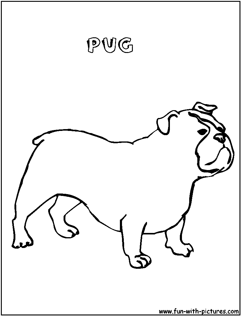 Free Printable Pug Coloring Pages Free Pug Coloring Sheets. Kids ...