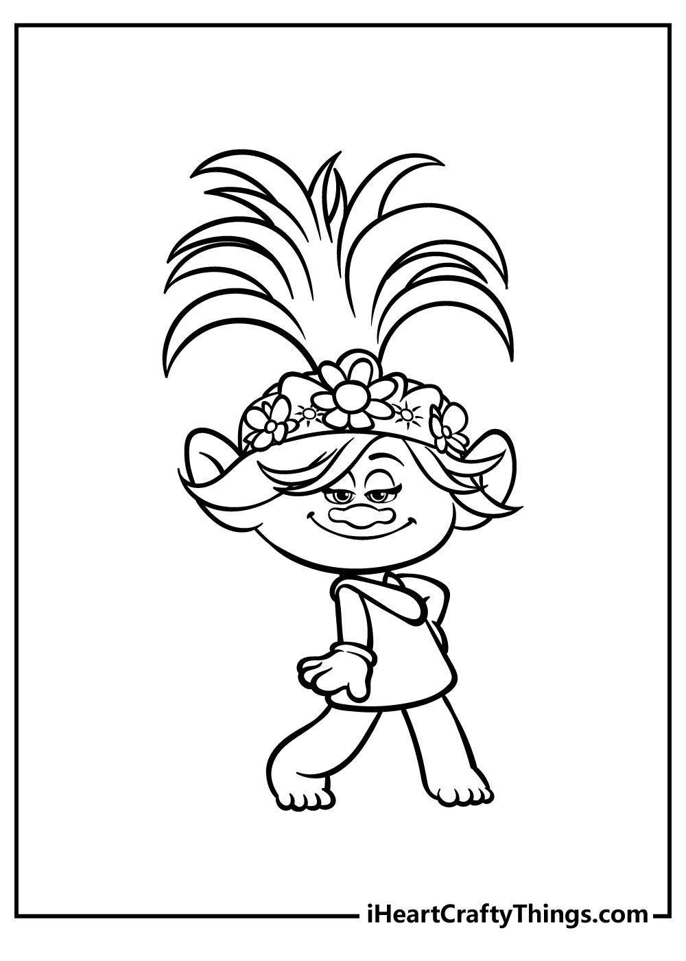 Printable Troll Coloring Pages (Updated 2022)