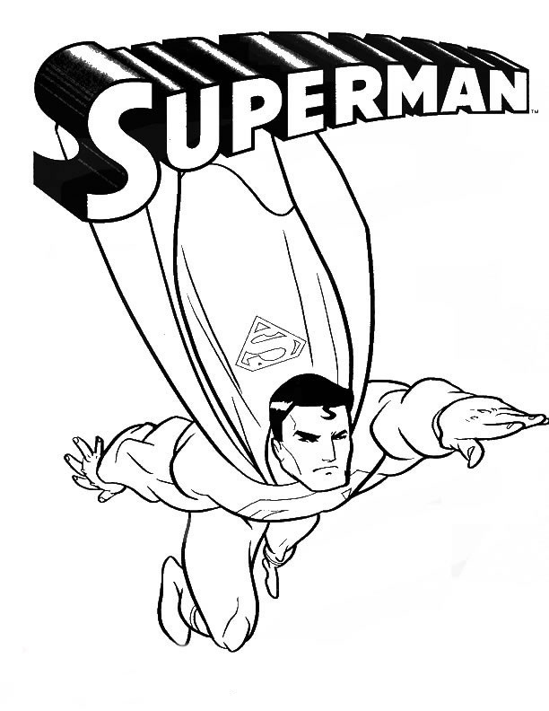 free printable superman coloring pages - Clip Art Library