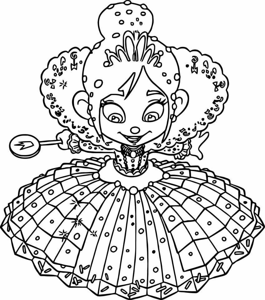 Vanellope Von Schweetz Princess Coloring Page – Through the thousands of  photos on the int… | Princess coloring pages, Disney coloring pages,  Cartoon coloring pages