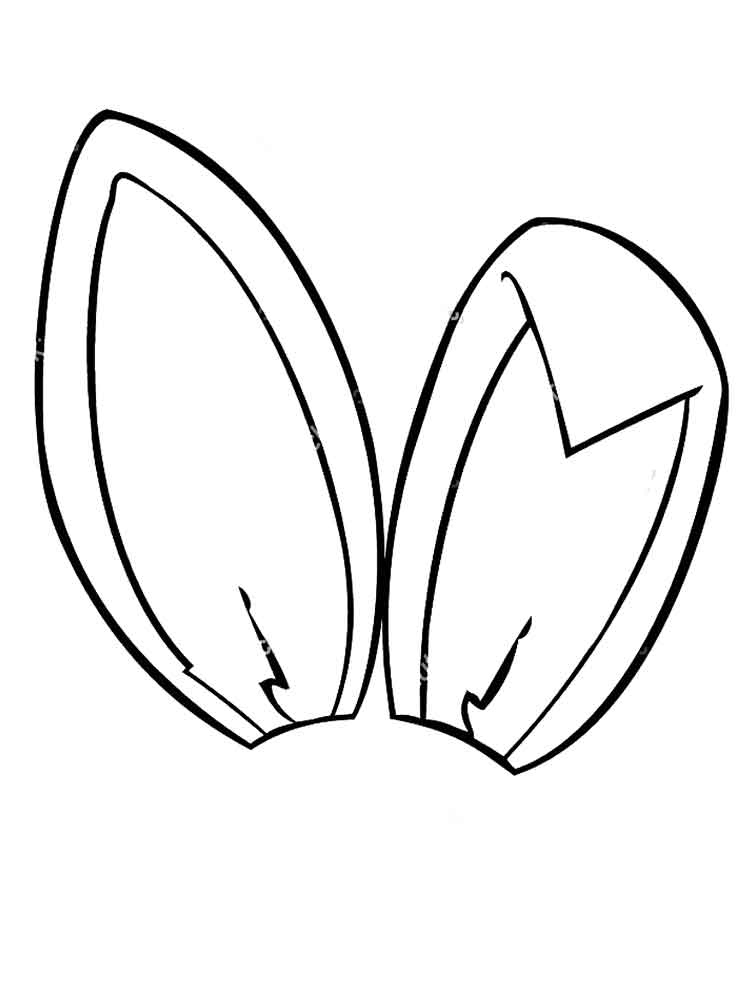 Easter Bunny Ears coloring pages. Free Printable Easter Bunny Ears coloring  pages.