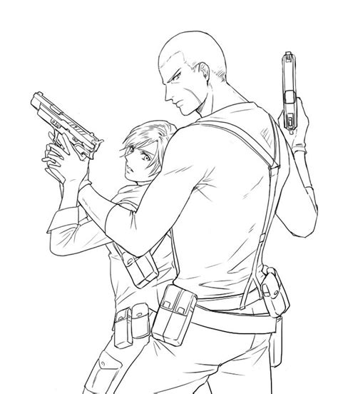 Resident Evil 5 Coloring Pages - Learny Kids
