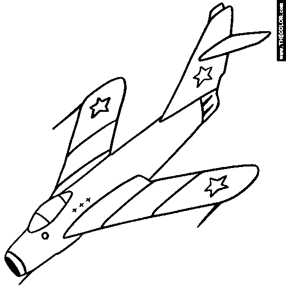 Jet Online Coloring Pages | TheColor.com