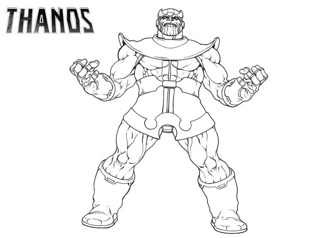 Thanos Coloring Pages - Best Coloring Pages For Kids