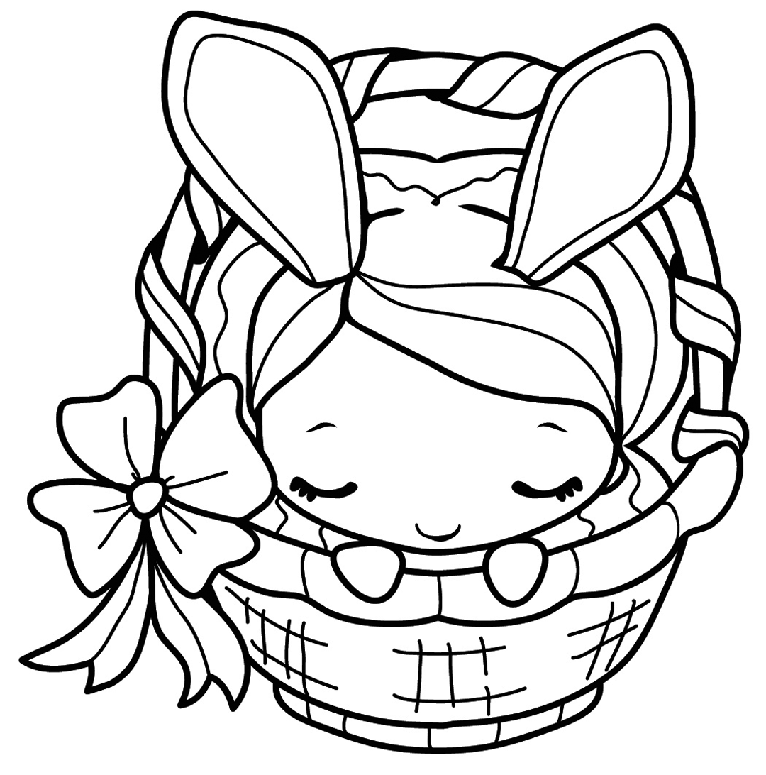 Easter Bunny Coloring Pages – coloring.rocks!