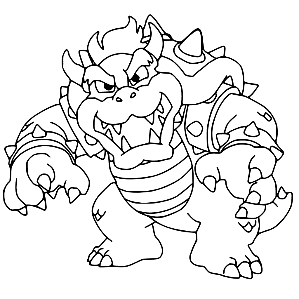 Bowser Coloring Pages - Best Coloring Pages For Kids