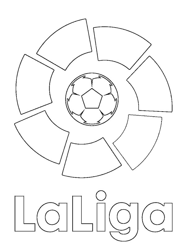 Logo Primera Divisi�n (La Liga) Coloring Page - Funny Coloring Pages