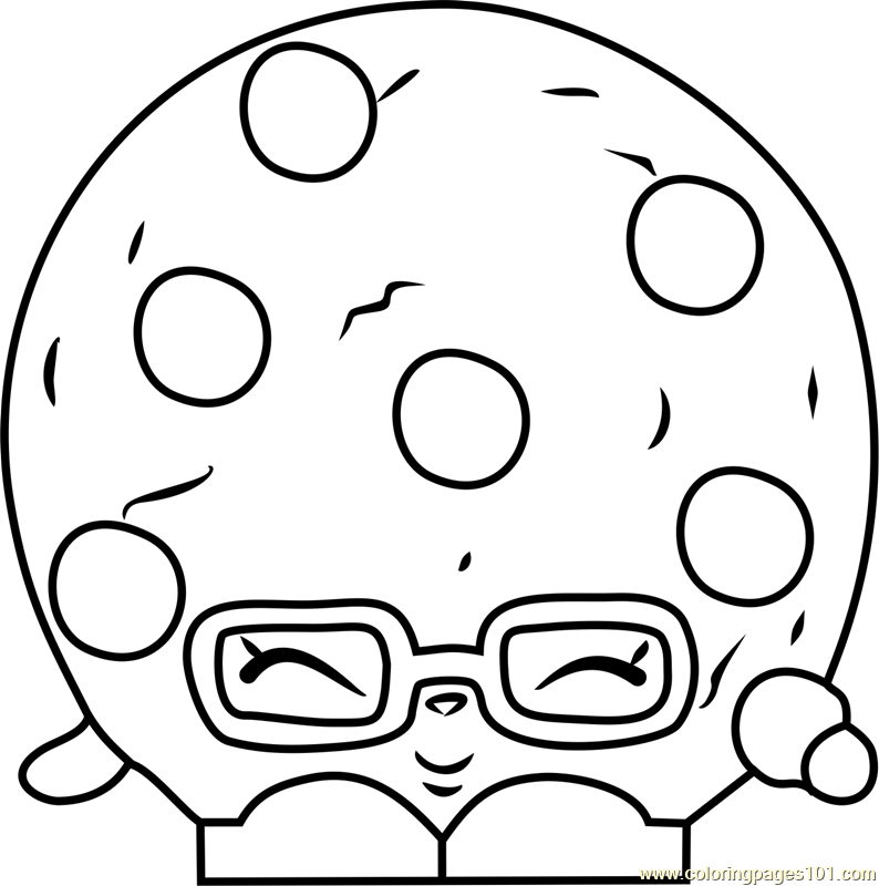 Candy Cookie Shopkins Coloring Page for Kids - Free Shopkins Printable Coloring  Pages Online for Kids - ColoringPages101.com | Coloring Pages for Kids