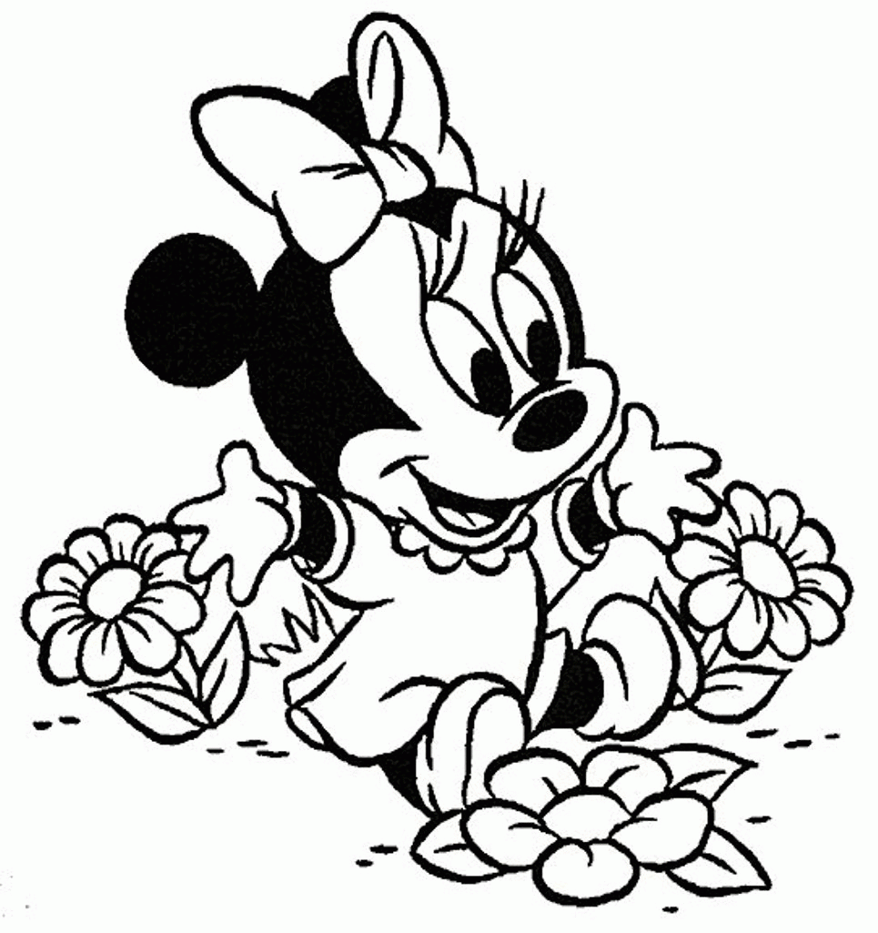 Minnie Mouse Coloring Page - Coloring Page Photos