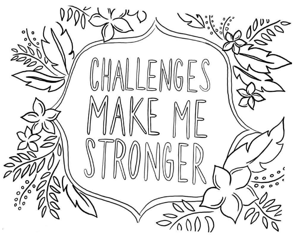 20 Free Printable Growth Mindset Coloring Pages