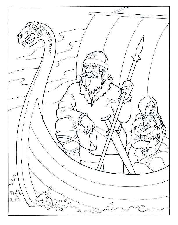 Leif Erikson Day Coloring Page - Free Printable Coloring Pages for Kids