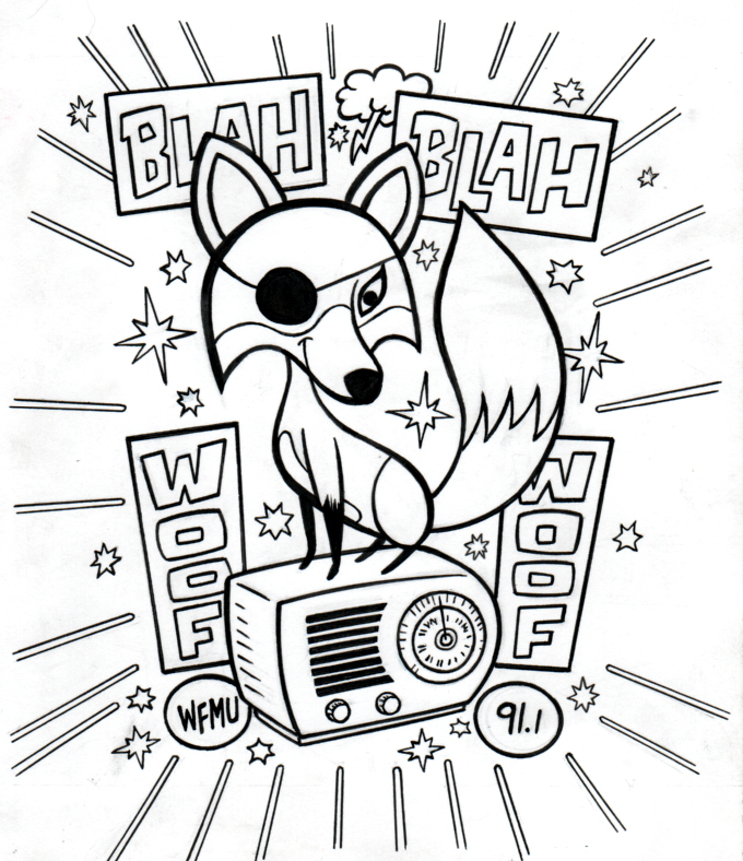 Wfmu blah blah woof woof with fox playlist from march 2023 coloring