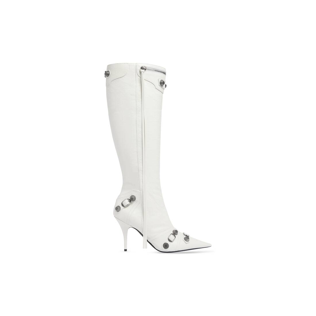 Women's Cagole 90mm Boot in Optic White | Balenciaga US