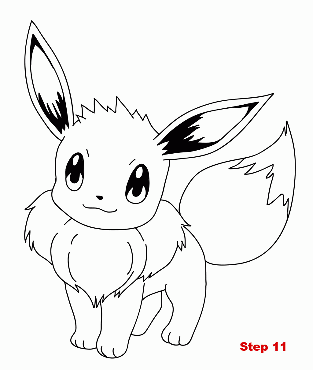 10 Pics of Eevee Coloring Pages - Pokemon Eevee Coloring Pages ...