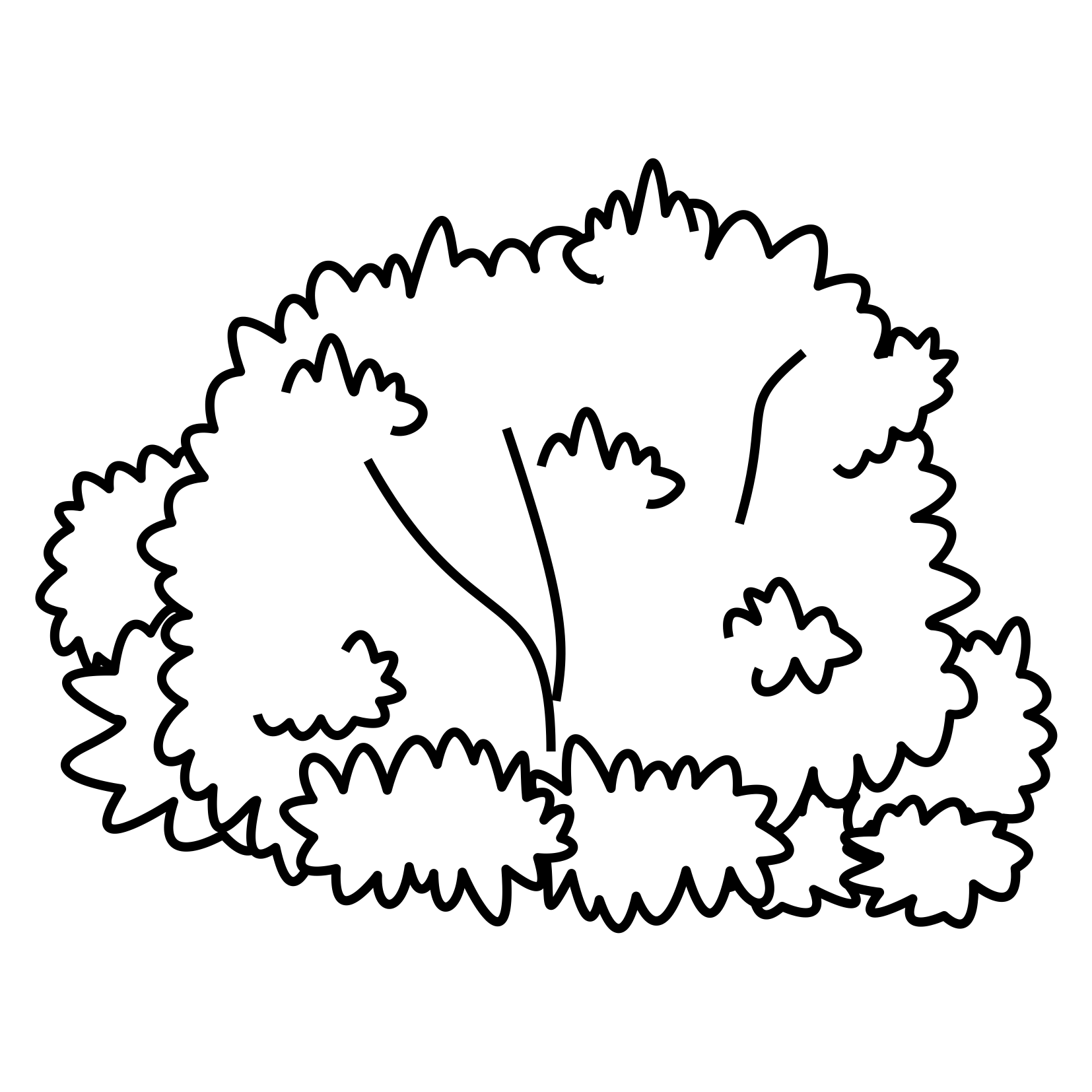 Coloring pages plants - free downloads