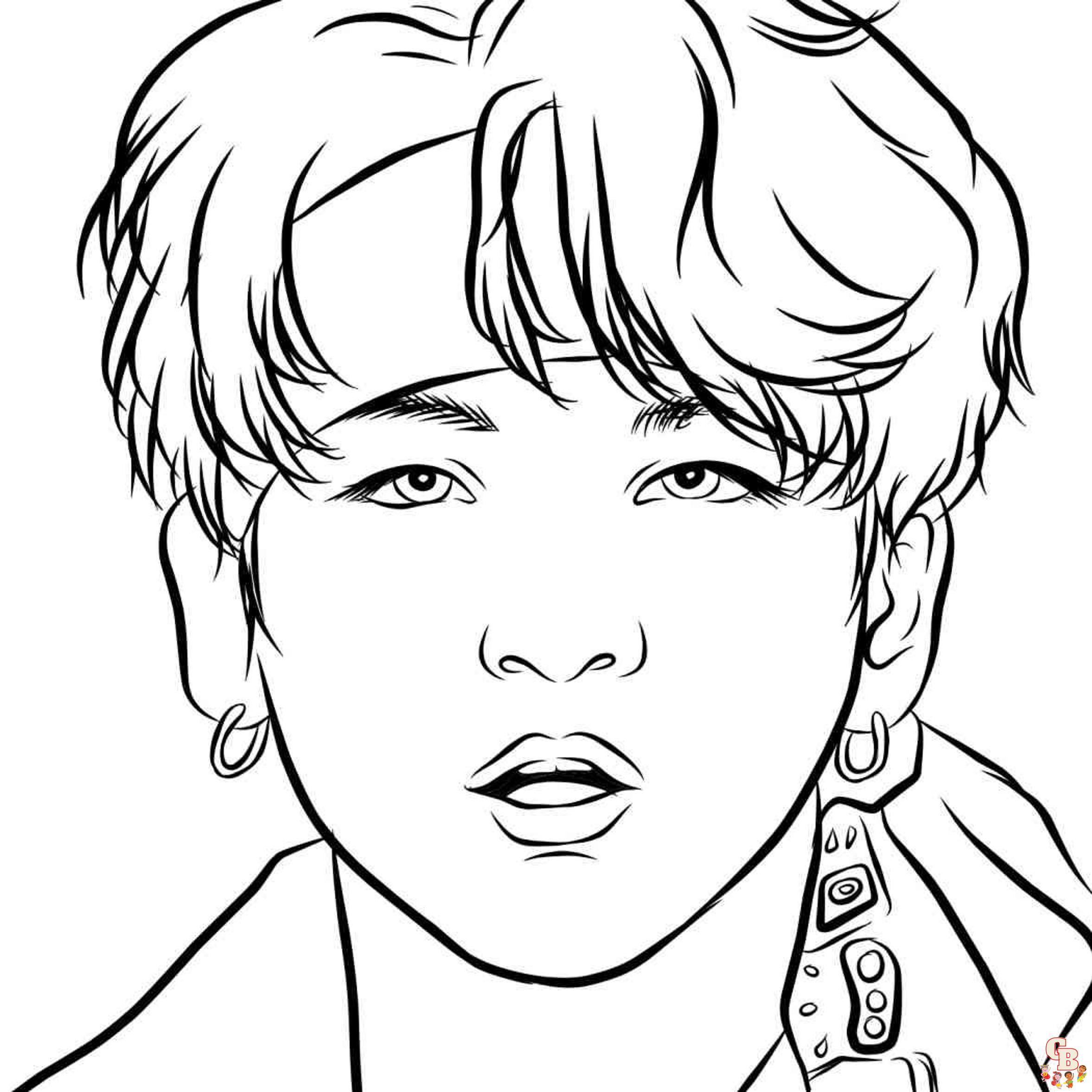 Inner ARMY with Exciting BTS Coloring Pages